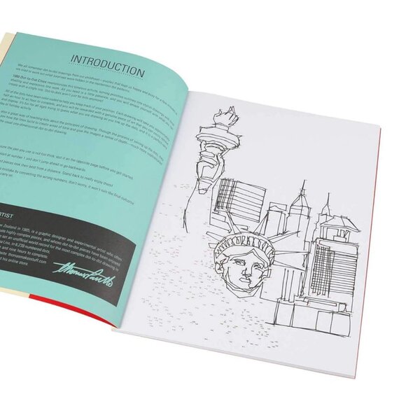 1000 Dot-to-Dot: Cities Paperback by Thomas Pavitte  - NEW - Picture 3 of 5